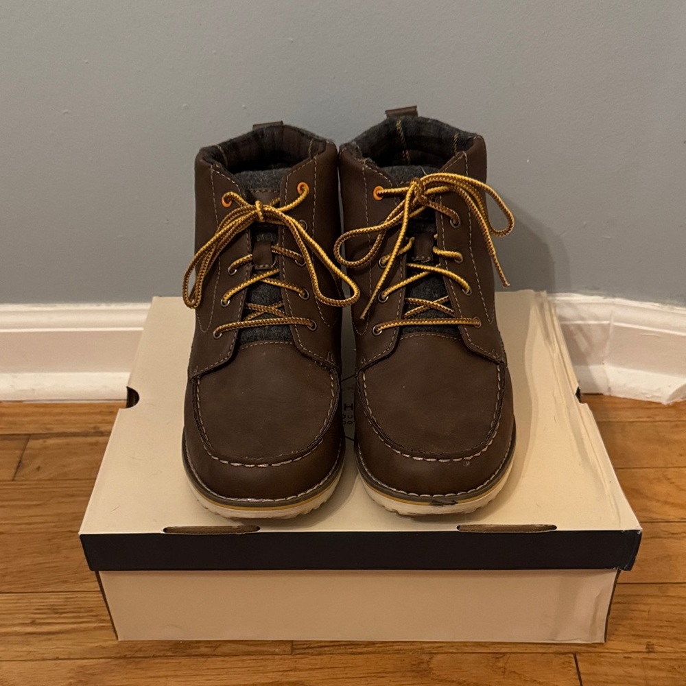 Brown Leather Boy’s Boots